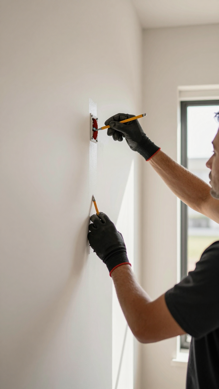 A recessed ceiling can with a warm LED bulb installed in a living room