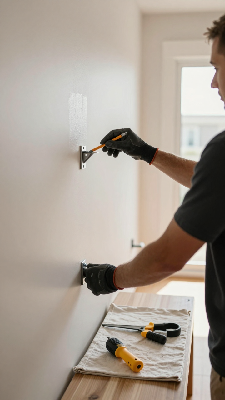 A hand replacing an older dimmer switch on a wall with a new LED-compatible one